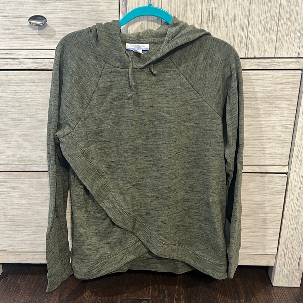 Maternity nursing hoodie.